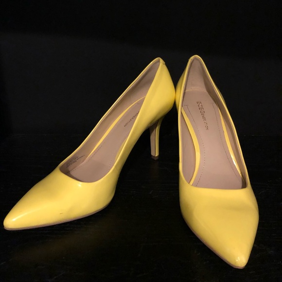 bcbg yellow heels